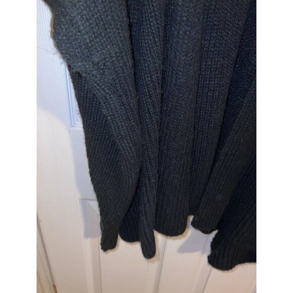 URBAN OUTFITTERS Women’s Sweater Black Chunky Knit Oversized Cocoon Cardigan OS - Picture 7 of 15
